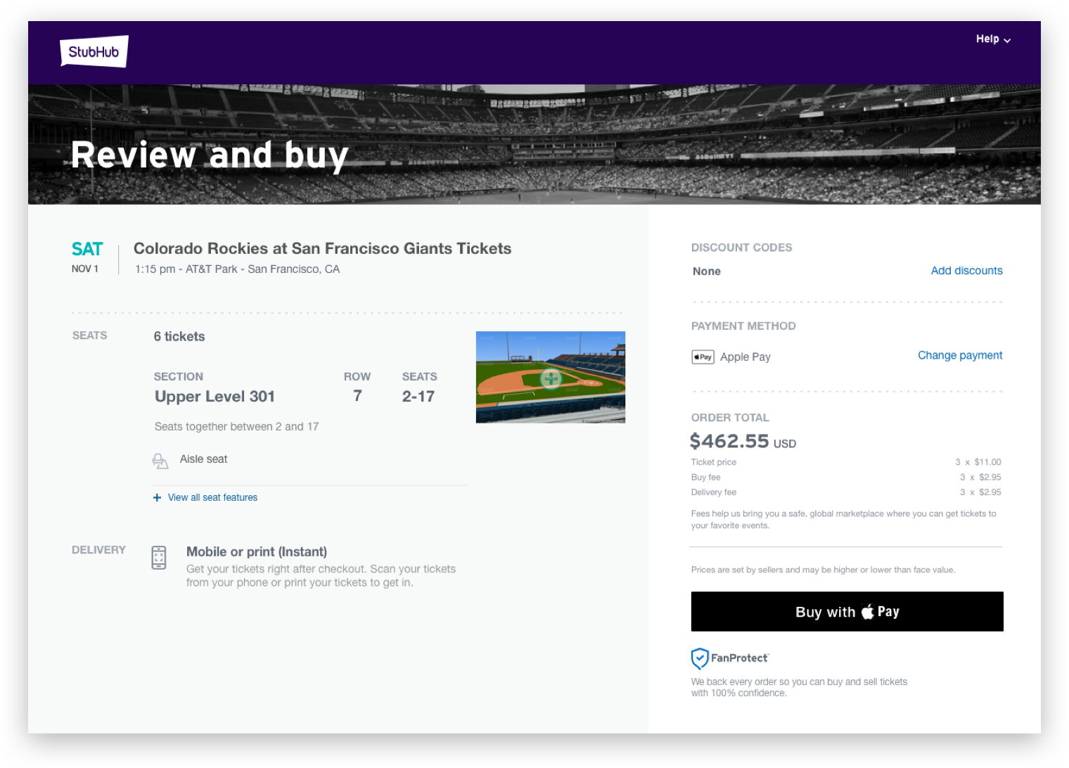 Review and buy on web